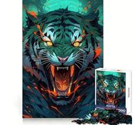 Puzzle 1000 pièces Tiger Savage Mode pour Adolescents, Jeu de logique, Passe-Temps Calme, découpe précise, Cadeau Exquis 38x52cm