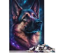 Puzzle 1000 pièces Tigre Blanc Galaxie, Cadeaux de Noël, Puzzle en Papier pour Adolescents, Puzzles Amusants 1000 pièces (38 x 26 cm)