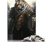 Puzzle 1000 pièces Tigre comme Animal Dieu de la Guerre Puzzles pour Adultes Difficulté Puzzles Renforcer Les Relations Entre Les Membres de la Famille 1000 pièces (75 x 50 cm)