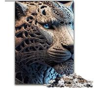 Puzzle 1000 pièces Tigre mécanique, à partir de 14 Ans, décoration d'intérieur, à Offrir en Cadeau à Toute la Famille (Taille 50x75cm)