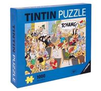 Puzzle 1000 pièces Tintin, Tchang ! Tintin au Tibet + Poster 68x48cm (81568)