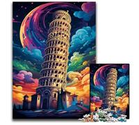 Puzzle 1000 pièces Tour de Pise Italie. Puzzle pour Adultes. Idéal pour samuser en Famille se détendre et Offrir des Cadeaux de Vacances. 1000 pièces (75 x 50 cm).