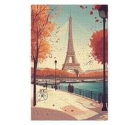 Puzzle 1000 pièces Tour Eiffel pour Adultes, Jeu éducatif, Jouet de défi pour enfants-38x52cm