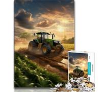 Puzzle 1000 pièces Tracteurs et Outils Puzzle 1000 pièces pour Adultes et Adolescents Jouets éducatifs Jeux Anti-Stress décoration Murale (38x26cm)