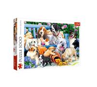 Trefl Dogs in the garden Jeu de puzzle 1000 pièce(s) Animaux