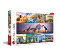 Trefl Puzzle 1000 pièces Collage Afrique – DIY Symboles africains, loisir dès 12 ans