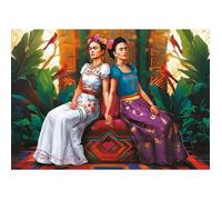 Puzzle 1000 pièces Trefl «Deux êtres» (Frida Kahlo) - 68 x 48 cm, dès 12 ans