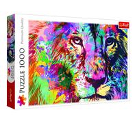 Puzzle 1000 Pièces Trefl - Lion Coloré