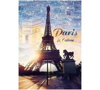 Trefl Puzzle 1000 pièces – Paris im Morgengrauen – Multicolore 68.30x48.00 cm