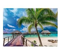 Puzzle 1000 pièces - TREFL PRIME - Plage paradisiaque Bora-Bora - Unlimited Fit Technology