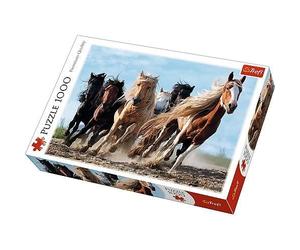 Puzzle 1000 pièces - TREFL - Trefl-10446 - Chevaux au galop (Animaux) - 68 x 48 cm - À partir de 12 ans