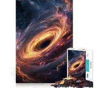 Puzzle 1000 pièces Trou Noir de l'univers,découpe précise,défi Intelligent et Amusant,Divertissement et décoration de Noël (50x75cm)