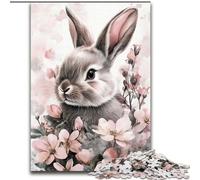 Puzzle 1000 pièces : Un Adorable Lapin Tout Doux, idéal pour Les Adolescents et Les familles, idéal comme Cadeau d'anniversaire (Taille 26x38cm)