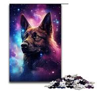 Puzzle 1000 pièces Un Chien glorieux pour Adultes Puzzle en Bois Superbes Cadeaux pour Noël 75x50cm