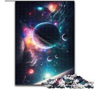 Puzzle 1000 pièces Une Danse des planètes et des étoiles en Bois, activité Amusante à Faire à la Maison 50x75cm Soirée de Jeux en Famille Expérience visuelle stimulante et enrichissante