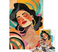 Puzzle 1000 pièces Une Joyeuse Latina Activités Amusantes à la Maison Défi Difficile Jeu Impossible pour Les 14 Ans et Plus (50x75cm)