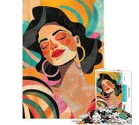 Puzzle 1000 pièces Une Latina Joyeuse Défi éducatif Jeu Familial Difficile Convient aux Personnes de 14 Ans et Plus (38x26cm)