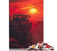 Puzzle 1000 pièces « Une Vue de l'enfer » pour Adolescents Adultes, Cadeaux de Noël, 1000 pièces (75 x 50 cm)