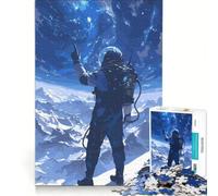 Puzzle 1000 pièces Univers Astronaute Jeu de réflexion Défi Difficile Idéal comme Cadeau pour Toute la Famille 38x52cm