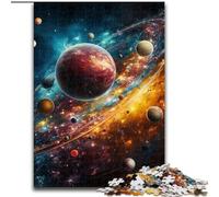 Puzzle 1000 pièces Univers coloré Puzzles en Bois, Casse-tête Stimulant pour Les Adolescents, Parfait pour la décoration intérieure ou comme Cadeau 1000 pièces(50x75cm)