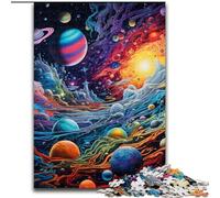Puzzle 1000 pièces Univers coloré Puzzles en Carton, Casse-tête Stimulant pour Les Adolescents, Parfait pour la décoration intérieure ou comme Cadeau 1000 pièces(26x38cm)