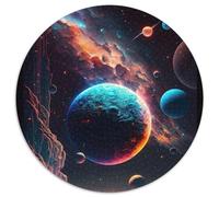 Puzzle 1000 pièces, Univers étrange, Puzzle Rond 1000 pièces, Casse-tête Stimulant pour Adolescents, soirée de Jeux en Famille (Taille 67,5 x 67,5 cm)