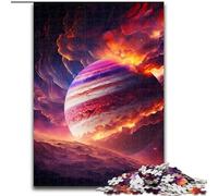 Puzzle 1000 pièces Univers Jupiter en Bois, Cadeau pour Hommes et Femmes, Jouet éducatif pour Adolescents, idéal pour Le Quotidien et Les Occasions spéciales, 50x75cm, décoration de Bureau