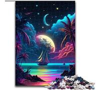 Puzzle 1000 pièces Univers Jupiter Puzzles en Carton Taille 26x38cm Cadeau de Vacances Parfait pour Noël, Halloween, Pâques, Nouvel an