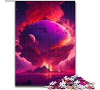 Puzzle 1000 pièces Univers Planète Paysage Puzzles pour Adultes Taille: 38x26cm Cadeau Parfait pour la fête des mères, Les Anniversaires, Noël