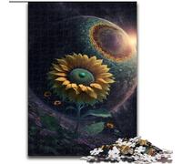 Puzzle 1000 pièces Univers Tournesol Impossible Puzzles pour Adultes Jeu interactif Familial, Cadeau Casse-tête, Jouet éducatif (Taille 50x75cm)