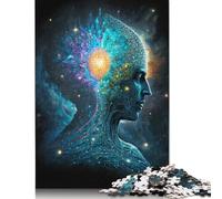 Puzzle 1000 pièces Univers Zen Ésotérique V5 Puzzles carrés pour Adultes et Puzzles en Papier Décoration d'intérieur Puzzle Jouets 38 x 26 cm/1000 pièces