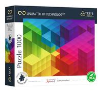 Puzzle 1000 pièces : Unlimited Fit Technology : Dégradé cubique