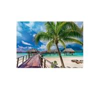 Puzzle 1000 pièces : Unlimited Fit Technology : Plage paradisiaque, Bora-Bora