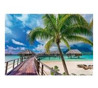 Trefl Puzzle 1000 pièces Plage paradisiaque, Bora-Bora Unlimited Fit Technology