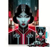 Puzzle 1000 pièces Urban Deco Lights pour Adultes,Jeu de mémoire Amusant,pièces Robustes aux découpes nettes,Cadeau Unique pour soulager Le Stress (50x75cm)