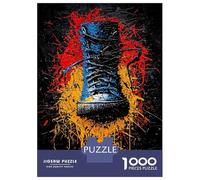 Puzzle 1000 Pièces Urban Impact Contemporary Expressionist Boot Artwork Puzzles pour Adultes, Jeu Familial, Améliore La Mémoire, Offrez-Les en Cadeau À Toute La Famille 70x50cm/1000pcs