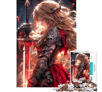Puzzle 1000 pièces Valkyrie Angel Puzzle pour Adultes Jeu de détente Analyse et logique idéal comme Cadeau pour Toute la Famille (Taille 38x26cm)
