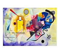 Puzzle 1000 pièces : Vassily Kandinsky : Jaune Rouge Bleu