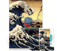 Puzzle 1000 pièces Vengeance du samouraï Marin pour Adolescents, Jeu de logique et de réflexion, Passe-Temps Calme, Bords Lisses, Cadeau de qualité supérieure (38x26cm)