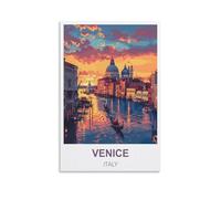 Puzzle 1000 pièces, Venise, Italie. Puzzle de 1000 pièces en Papier, Paysage, pour Adultes et Enfants. Jouet éducatif, Cadeau. 52 x 38 cm.