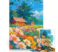 Puzzle 1000 pièces Vie isolée pour Adolescents, Jeu Mental, Moment de Paix, découpe Premium, Cadeau Artistique (38x52cm)