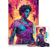 Puzzle 1000 pièces Vignoble au crépuscule︰ L'éclat de Dionysos Assemblage Parfait Jeu Artistique et Stimulant pour Les Moments de détente Cadeau d'anniversaire Amusant (38x52cm)