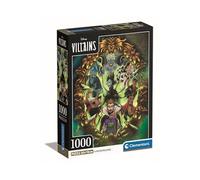 Clementoni | Puzzle Disney Villains 1000 Pièces pour Adultes 14 Ans+ | Panorama 98x33 cm | Poster Inclus | Méchants Classiques Disney | Jeu de Société | Détente |Jeu de société pour Adultes