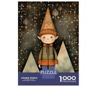 Puzzle 1000 Pièces Vintage Cute Elf pour Adolescents - Jeu De Réflexion - Cadeaux pour Femmes - Idées Cadeaux Uniques pour Un Anniversaire Ou Noël 52x38cm/1000pcs