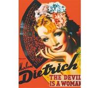 Puzzle 1000 pièces - Vintage Posters : Marlene Dietrich Le diable est une femme DToys G