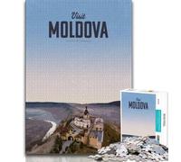 Puzzle 1000 pièces Visit Moldova pour Adultes, Cadeau d'anniversaire, Jouet éducatif et décompressant, Art Mural, 38x26cm