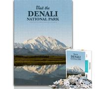 Puzzle 1000 pièces « Visite Denali » pour Adultes et Adolescents, Jouet éducatif et décompressant, Cadeau d'anniversaire, décoration Murale 38x26cm