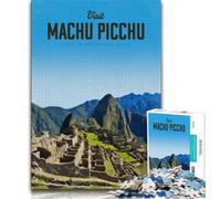 Puzzle 1000 pièces Visite du Machu Picchu pour Adolescents, Jeux éducatifs, décoration d'intérieur, à Offrir en Cadeau à Toute la Famille 38x26cm