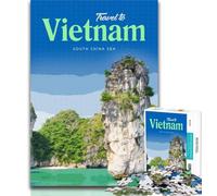 Puzzle 1000 pièces Visite du Vietnam Puzzle 1000 pièces pour Adolescents, Art au Fusain Staycation Kill Time pour la décoration de la Maison 26x38cm