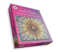 Puzzle 1000 pièces : vitrail Splendeur au Palau de la Musica Catalana, Barcelone